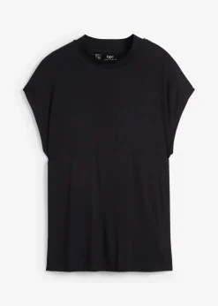 bonprix Shirts & Tops|Basics^T-Shirt aus softer Viskose schwarz