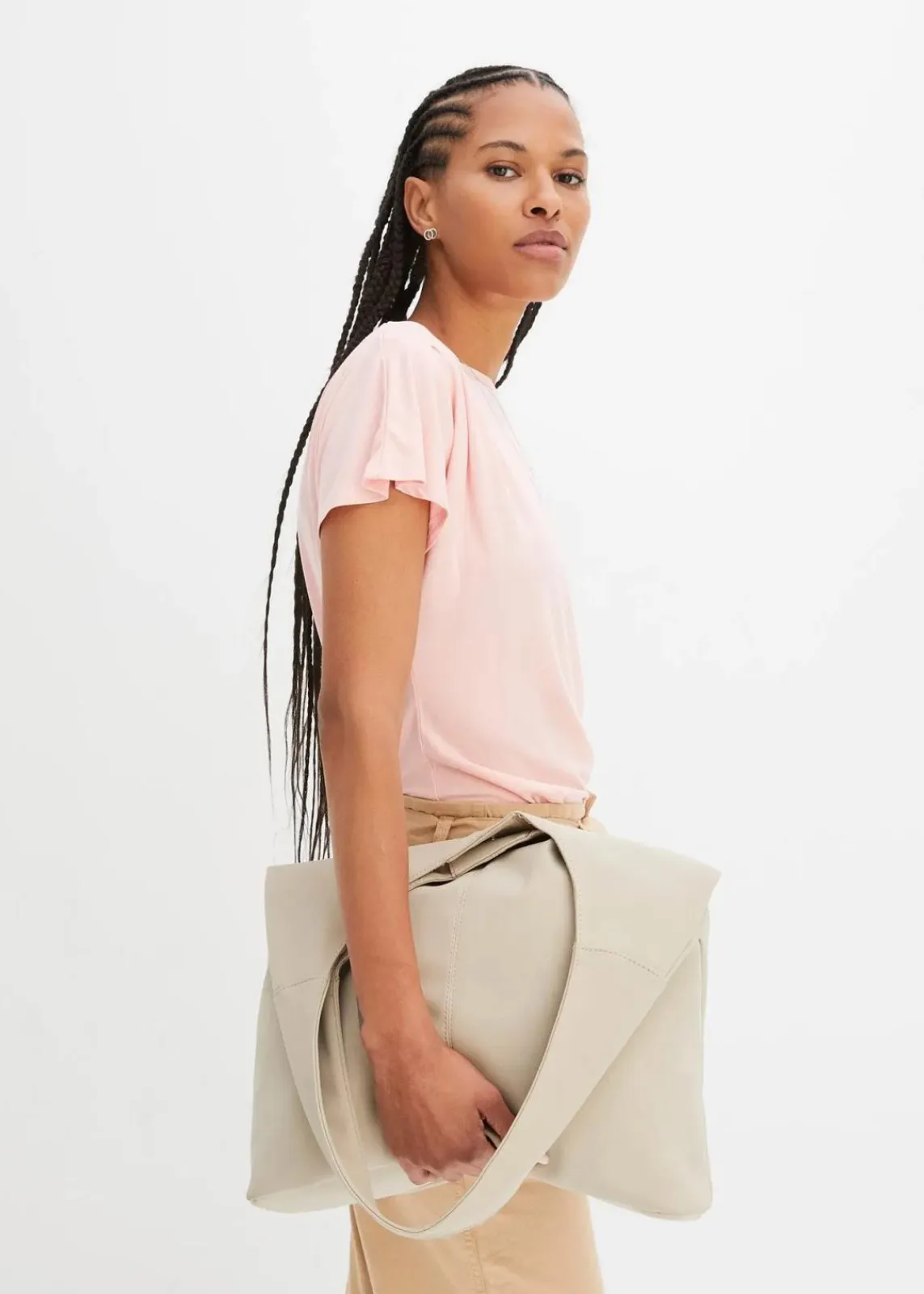 bonprix Nachhaltigere Materialien|Shirts & Tops^T-Shirt aus softer Viskose bonbonrosa