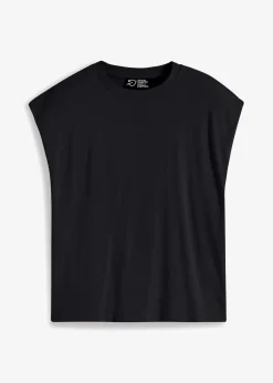 bonprix Nachhaltigere Materialien|Shirts & Tops^T-Shirt aus softer Viskose schwarz