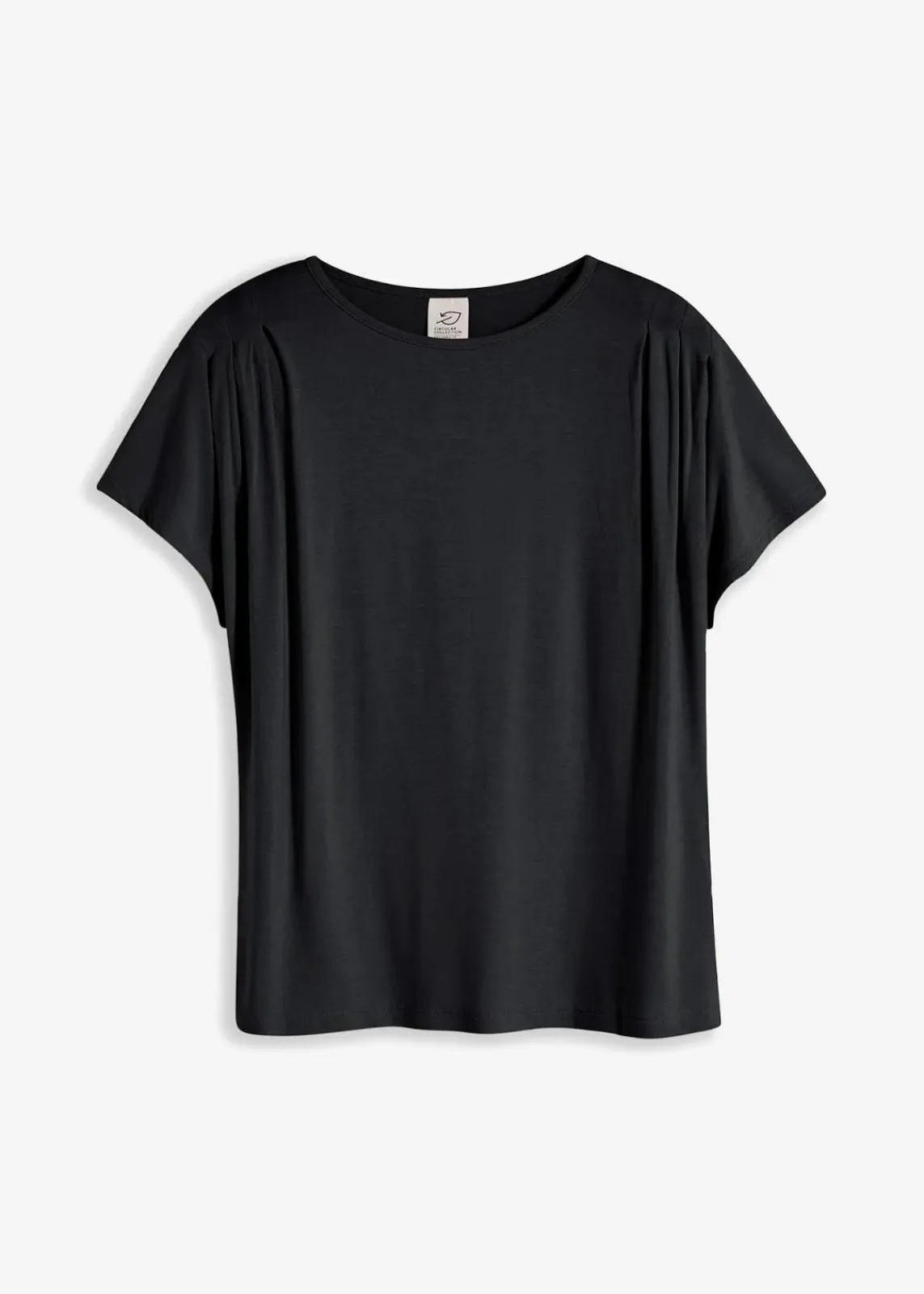 bonprix Basics|Shirts & Tops^T-Shirt aus softer Viskose schwarz