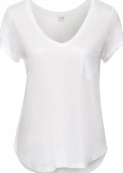 bonprix Basics|Shirts & Tops^T-Shirt aus softer Viskose weiß