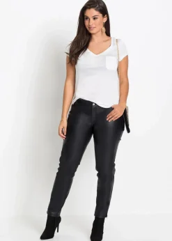 bonprix Basics|Shirts & Tops^T-Shirt aus softer Viskose weiß