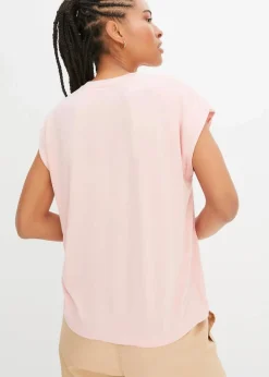 bonprix Nachhaltigere Materialien|Shirts & Tops^T-Shirt aus softer Viskose bonbonrosa