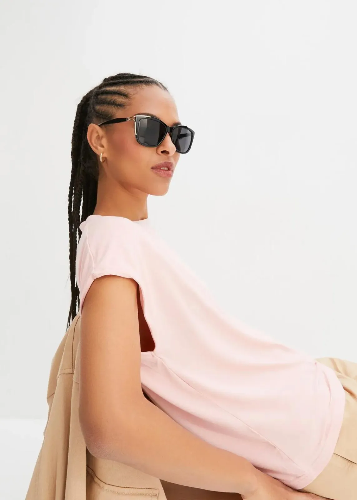 bonprix Nachhaltigere Materialien|Shirts & Tops^T-Shirt aus softer Viskose bonbonrosa