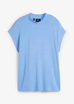 bonprix Shirts & Tops|Basics^T-Shirt aus softer Viskose mittelblau