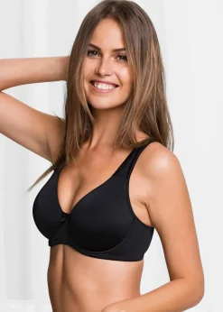 bonprix Große Cups D-H|Bhs^T-Shirt BH mit Bügel schwarz