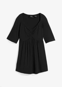 bonprix Shirts & Tops|Nachhaltigere Materialien^T-Shirt in A-Linie, kurzarm schwarz