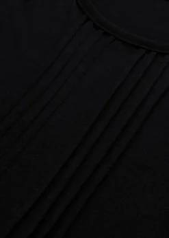 bonprix Shirts & Tops^T-Shirt in A-Linien-Form, kurzarm schwarz