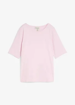 bonprix Basics|Shirts & Tops^T-Shirt mit recyceltem Polyamid puderflieder
