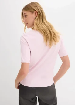 bonprix Basics|Shirts & Tops^T-Shirt mit recyceltem Polyamid puderflieder