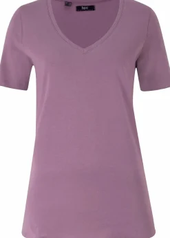 bonprix Bekleidung·Röcke|Basics^T-Shirt mit reiner Bio-Baumwolle mattlavendel