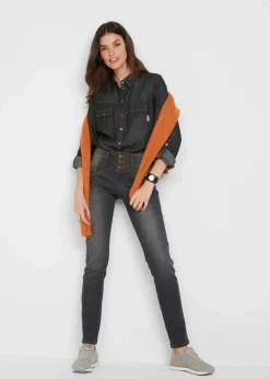 bonprix Shirts & Tops|Nachhaltigere Materialien^T-Shirt mit reiner Bio-Baumwolle schwarz