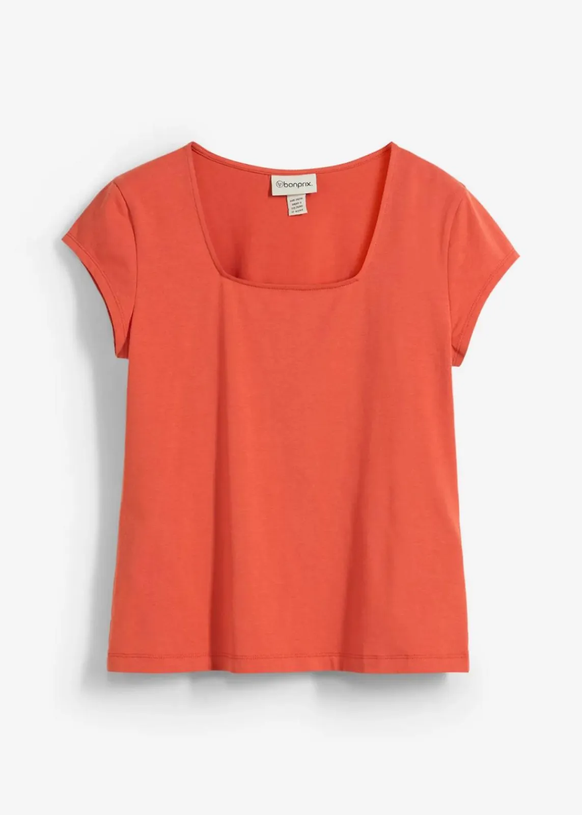bonprix Nachhaltigere Materialien|Shirts & Tops^T-Shirt mit reiner Bio-Baumwolle zimtrot