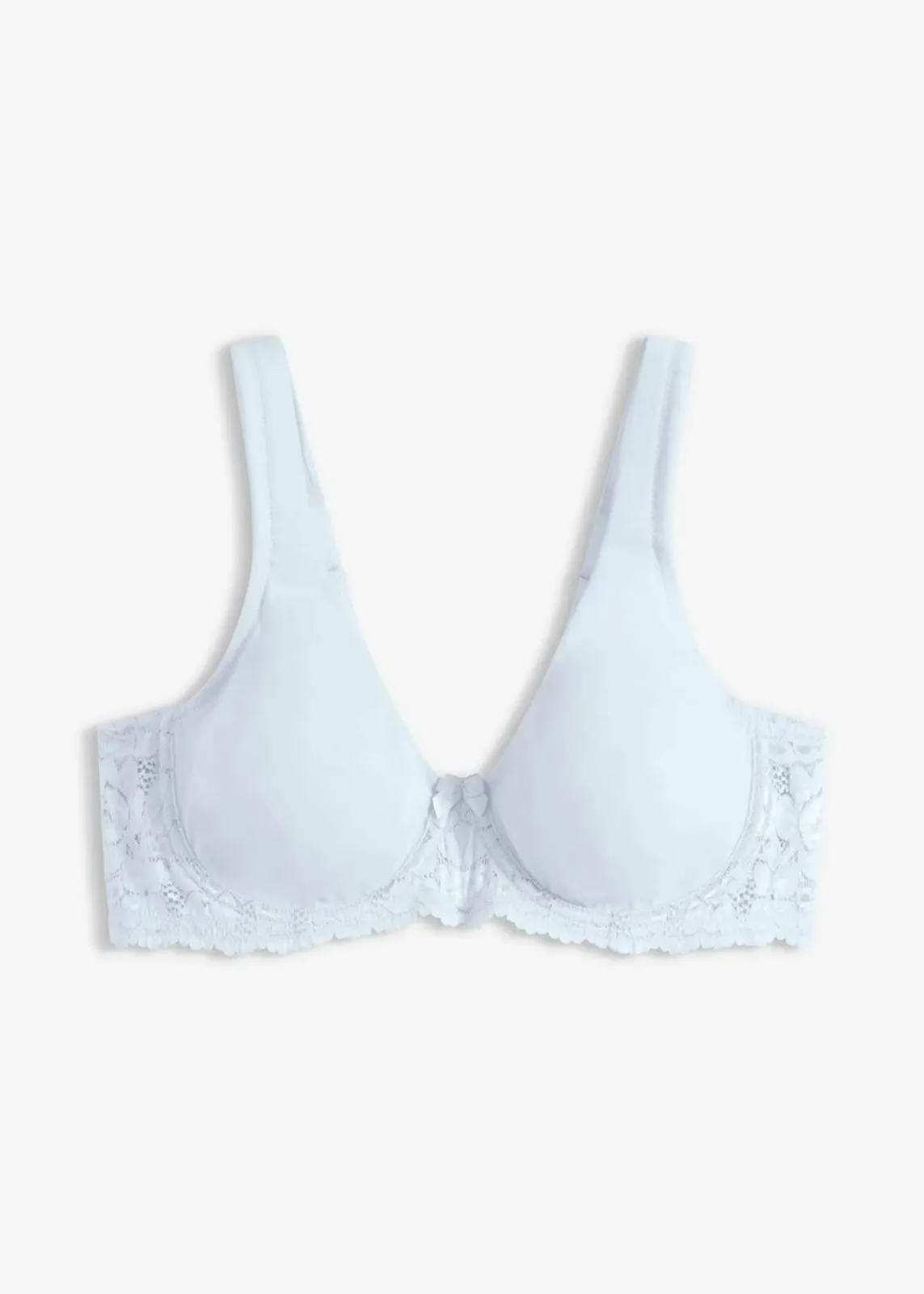 bonprix Große Cups D-H|Bhs^T-Shirt-BH mit gepolsterten Trägern cremeblau