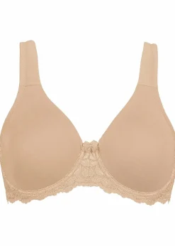 bonprix Große Cups D-H|Bhs^T-Shirt-BH mit gepolsterten Trägern puder