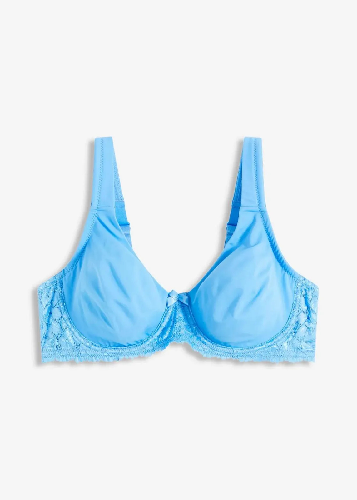 bonprix Große Cups D-H|Bhs^T-Shirt-BH mit gepolsterten Trägern brilliantblau