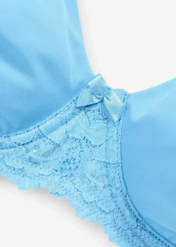 bonprix Große Cups D-H|Bhs^T-Shirt-BH mit gepolsterten Trägern brilliantblau