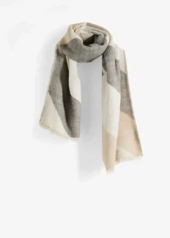 bonprix Schals & Tücher|Schuhe & Accessoires In Spezialgrößen·Tücher & Ponchos^Tuch beige/grau