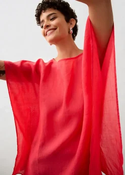 bonprix Bekleidung·Jacken & Mäntel|Blusen & Tuniken^Tunika aus Ramie paradiespink