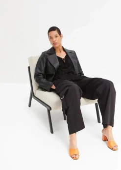 bonprix Nachhaltigere Materialien|Blusen & Tuniken^Tunika aus softer Viskose schwarz