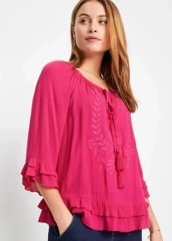 bonprix Nachhaltigere Materialien|Blusen & Tuniken^Tunika aus softer Viskose pinklady