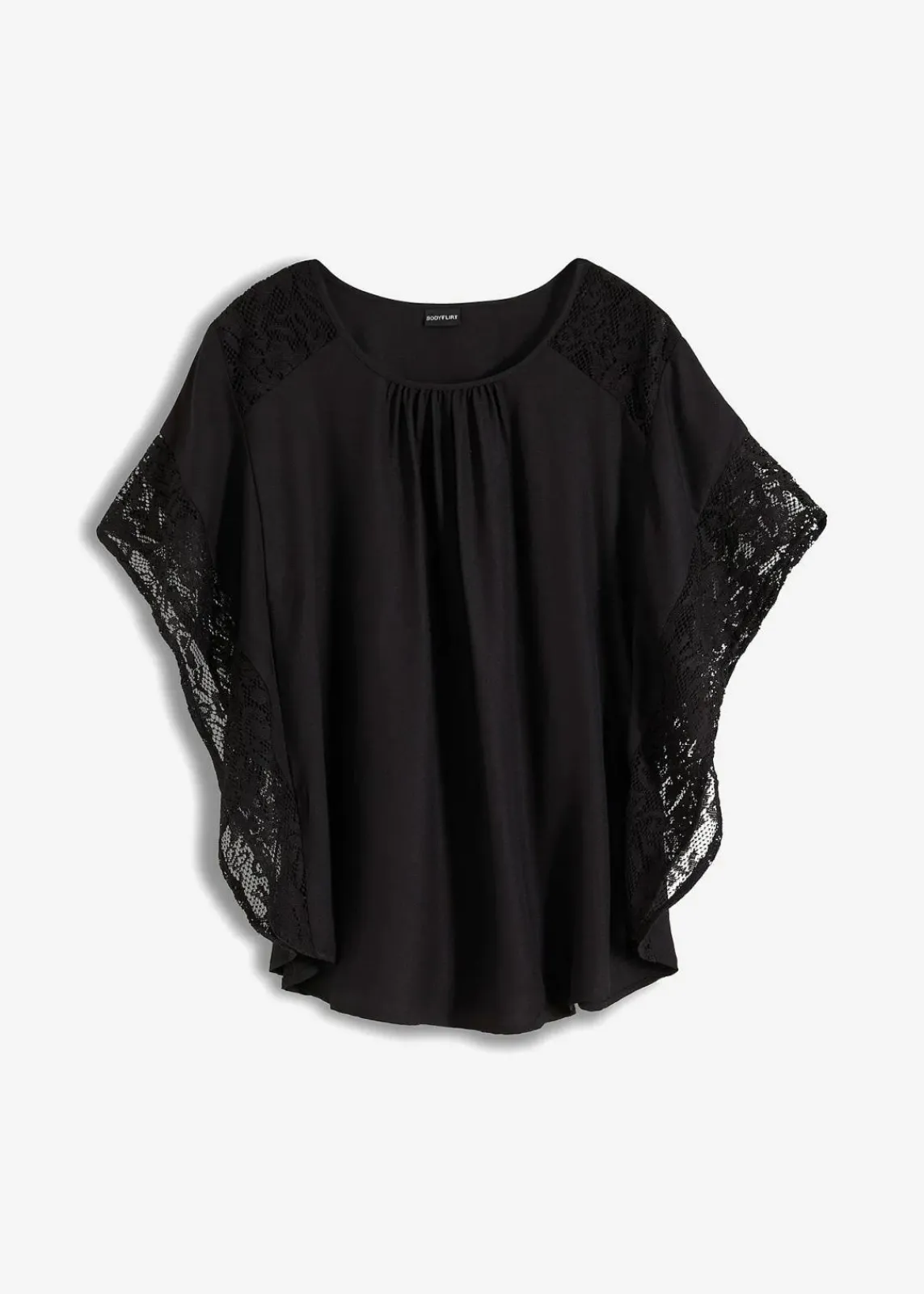 bonprix Blusen & Tuniken|Nachhaltigere Materialien^Tunikabluse schwarz