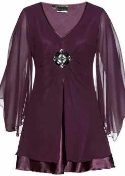 bonprix Blusen & Tuniken|Festliche Mode^Tunikabluse holunderbeere