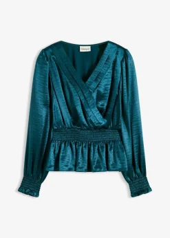 bonprix Nachhaltigere Materialien|Blusen & Tuniken^Tunikabluse petrol