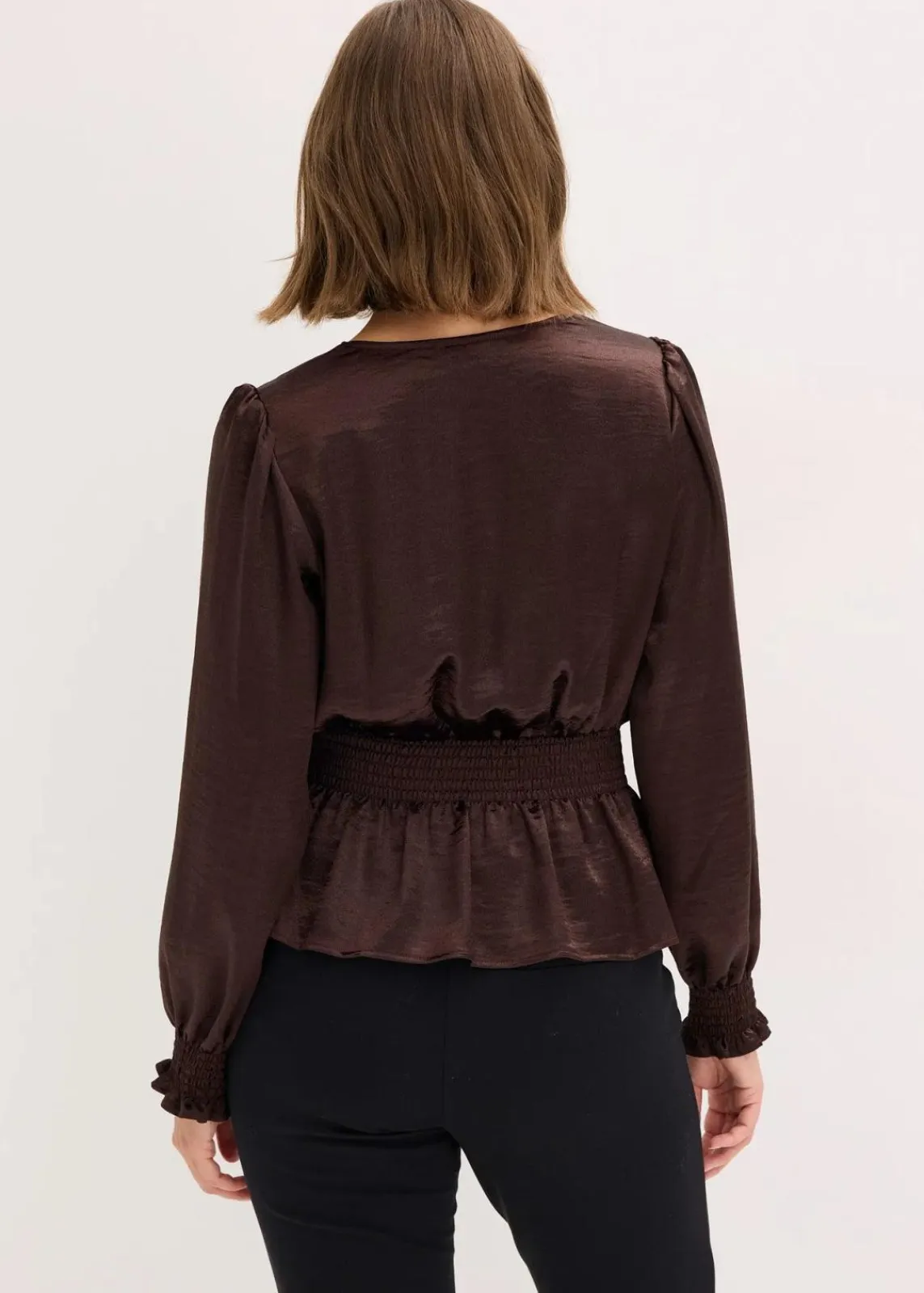 bonprix Nachhaltigere Materialien|Blusen & Tuniken^Tunikabluse dunkelbraun