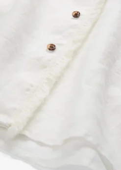 bonprix Bekleidung·Jacken & Mäntel|Premium^Tunikabluse aus reinem Leinen wollweiß