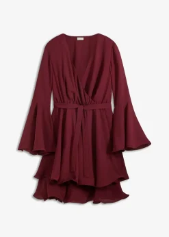 bonprix Kleider|Bekleidung·Pullover & Strickjacken^Tunika-Kleid ahornrot