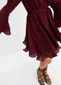 bonprix Kleider|Bekleidung·Pullover & Strickjacken^Tunika-Kleid ahornrot
