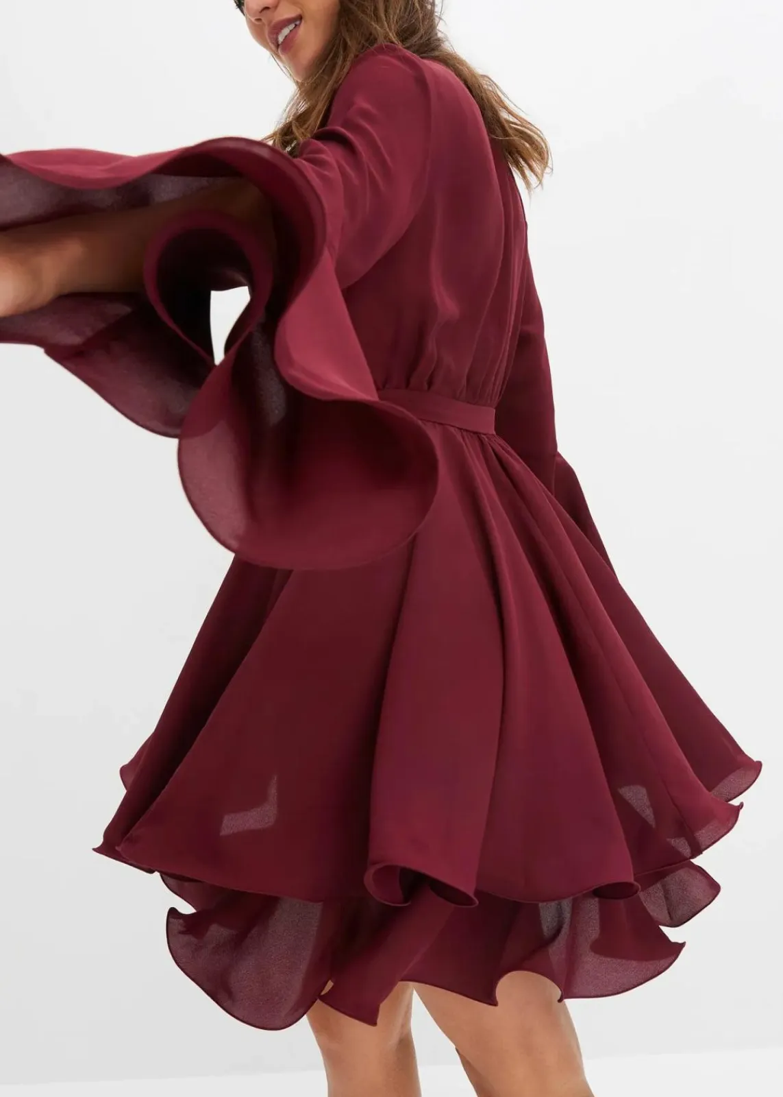bonprix Kleider|Bekleidung·Pullover & Strickjacken^Tunika-Kleid ahornrot