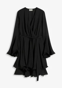 bonprix Bekleidung·Pullover & Strickjacken|Kleider^Tunika-Kleid schwarz