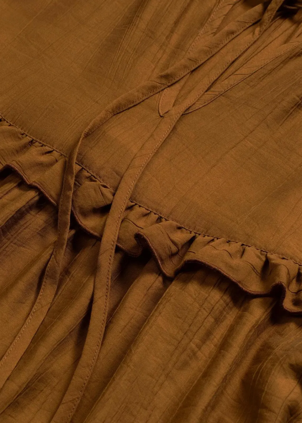 bonprix Bekleidung·Pullover & Strickjacken|Kleider^Tunika-Kleid aus feinem Viskose-Mix cognac braun