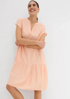 bonprix Bekleidung·Pullover & Strickjacken|Kleider^Tunikakleid aus feiner Viskose melba