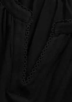 bonprix Nachhaltigere Materialien|Kleider^Tunika-Kleid aus reiner Bio-Baumwolle schwarz