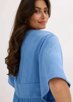 bonprix Shirts & Tops^Tunika-Shirt mit Spitze mittelblau