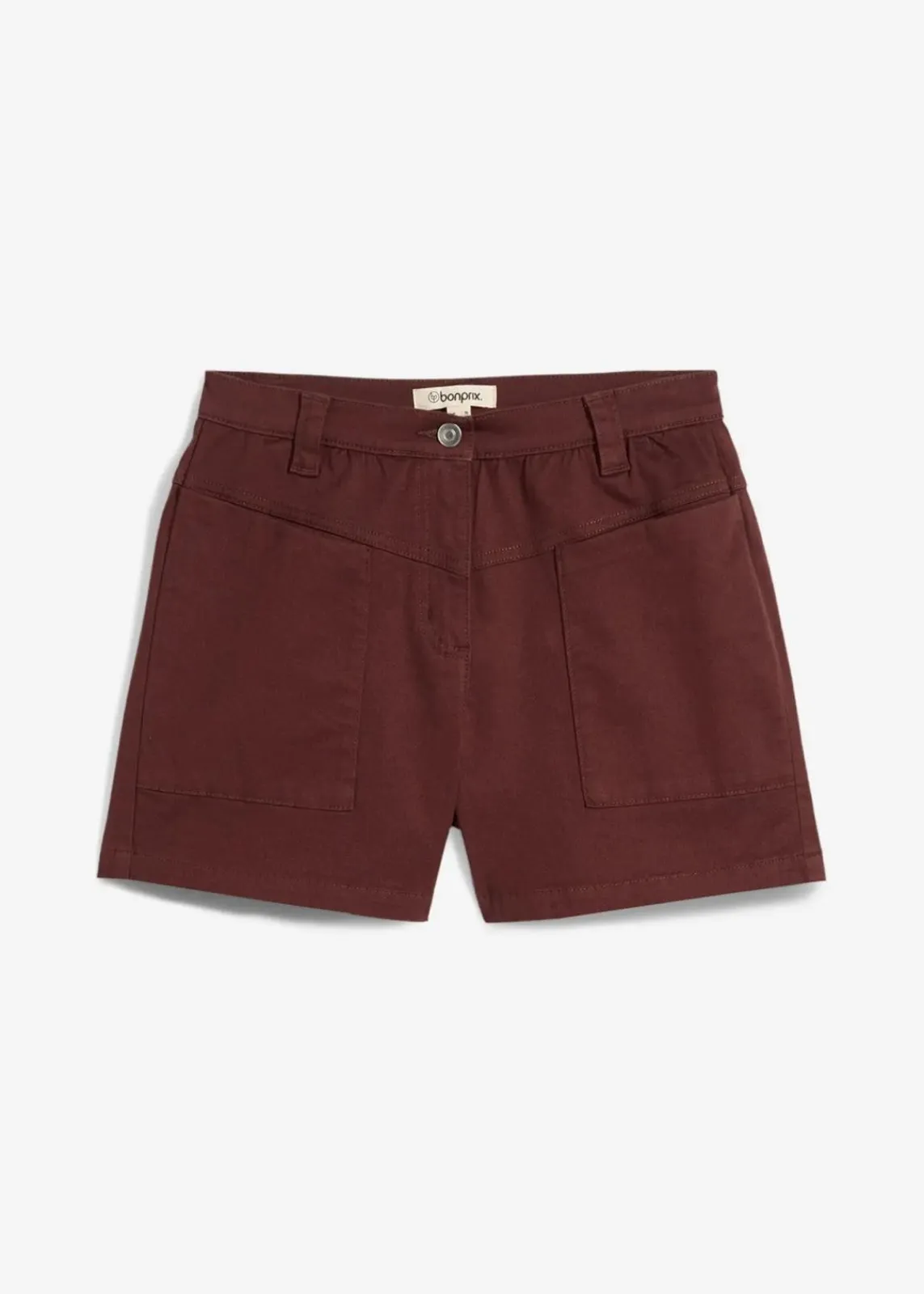 bonprix Bekleidung·Outdoorbekleidung|Bekleidung·Kleider^Twill Shorts terrabraun