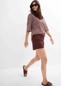 bonprix Bekleidung·Outdoorbekleidung|Bekleidung·Kleider^Twill Shorts terrabraun
