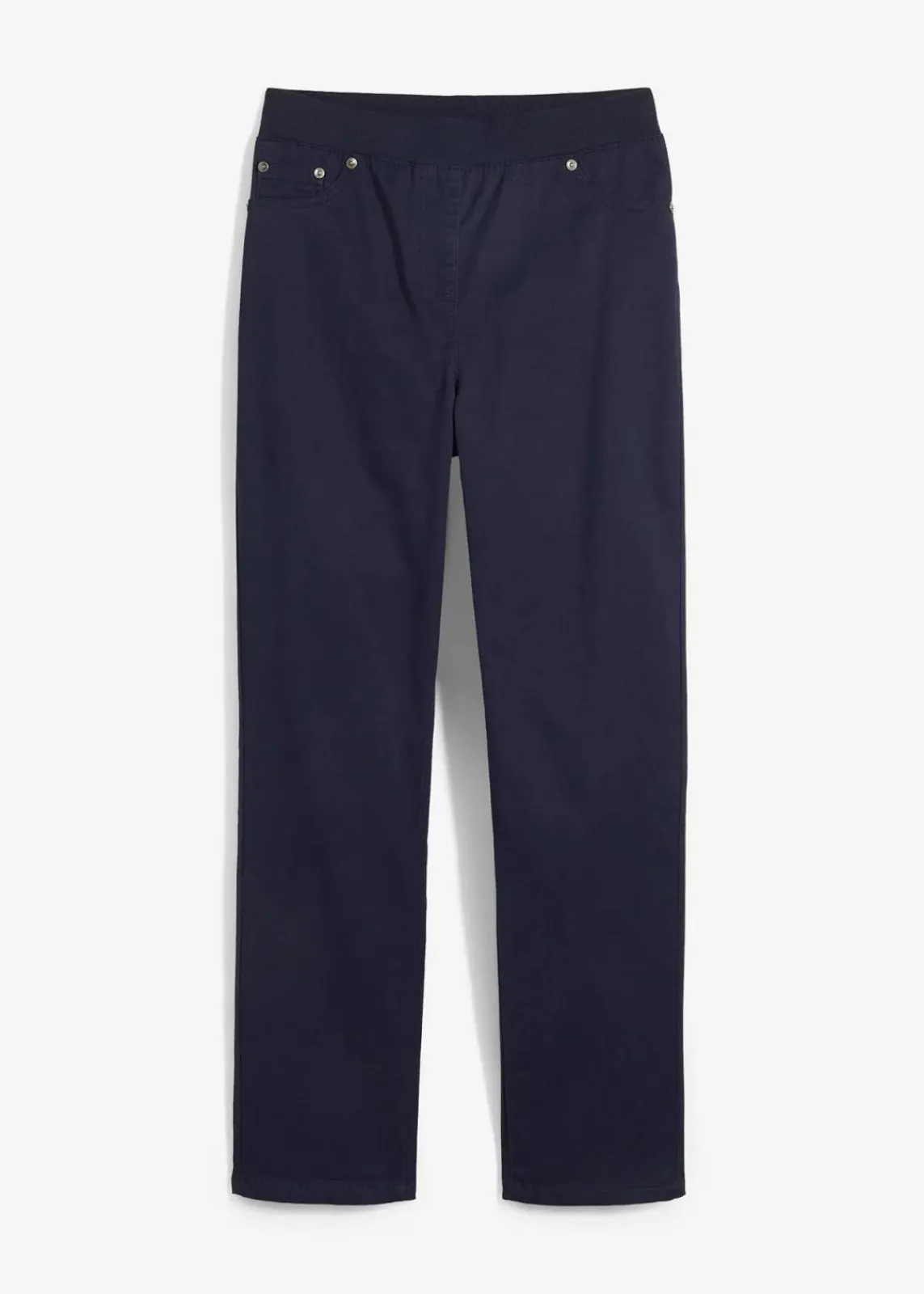 bonprix Hosen|Bekleidung·Kleider^Twill Treggings aus elastischem Baumwoll-Mix dunkelblau