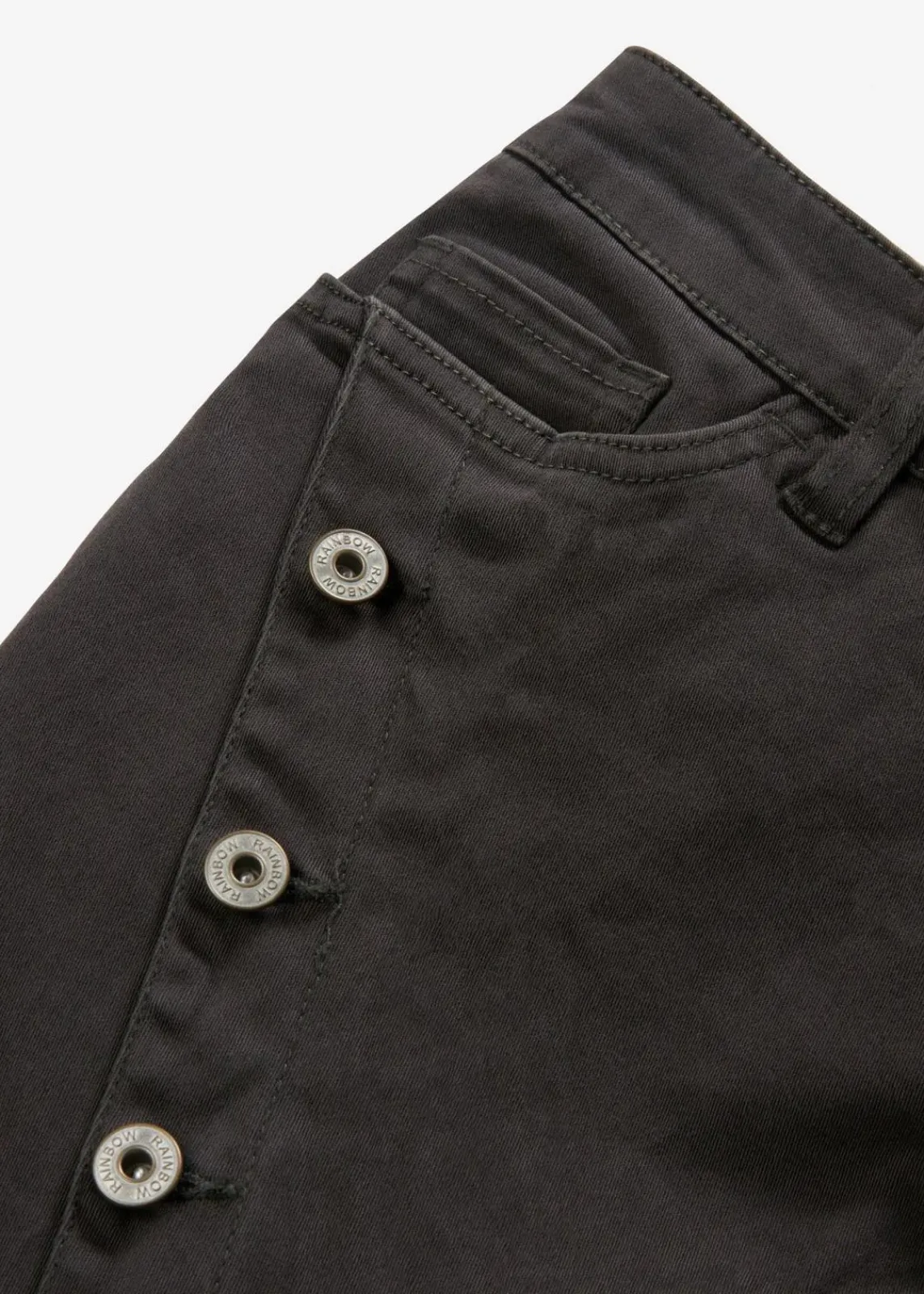 bonprix Hosen^Twillhose aus elastischem Baumwoll-Mix anthrazit used