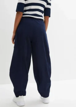 bonprix Bekleidung·Kleider|Hosen^Twillhose aus elastischem Baumwoll-Mix dunkelblau