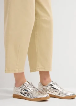 bonprix Bekleidung·Kleider|Hosen^Twillhose aus elastischem Baumwoll-Mix grünbeige