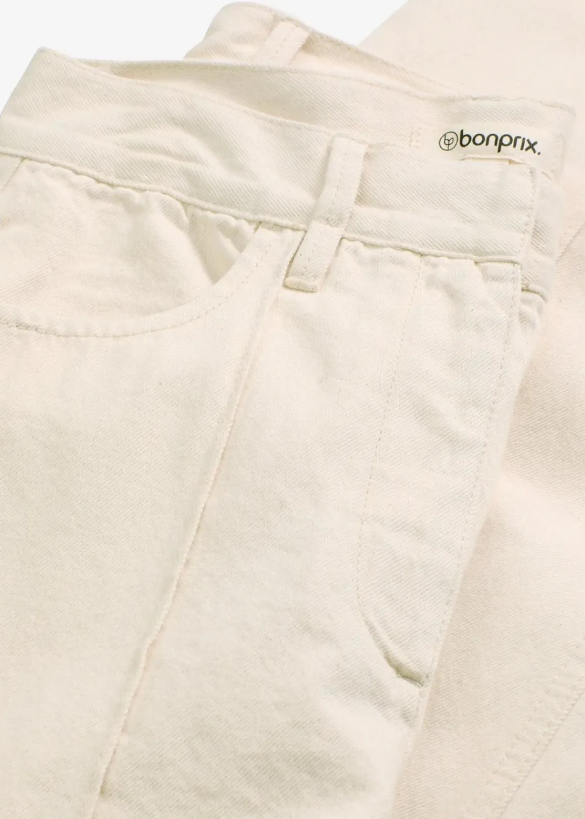 bonprix Bekleidung·Kleider|Hosen^Twillhose aus reiner Baumwolle kieselbeige washed