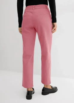 bonprix Bekleidung·Kleider|Hosen^Twillhose im Barrel Shape softbeere
