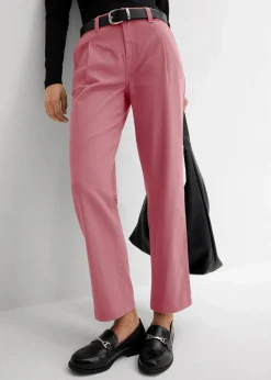 bonprix Bekleidung·Kleider|Hosen^Twillhose im Barrel Shape softbeere