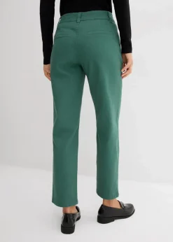 bonprix Hosen|Bekleidung·Kleider^Twillhose im Barrel Shape graugrün