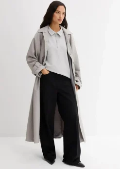 bonprix Bekleidung·Kleider|Hosen^Twillhose mit Bügelfalte aus reiner Baumwolle schwarz used