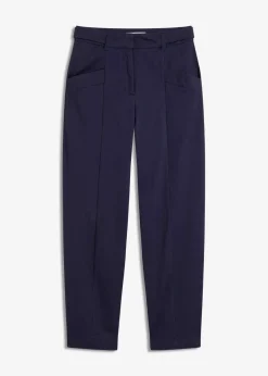 bonprix Hosen|Bekleidung·Kleider^Twillhose mit Tapered Fit dunkelblau
